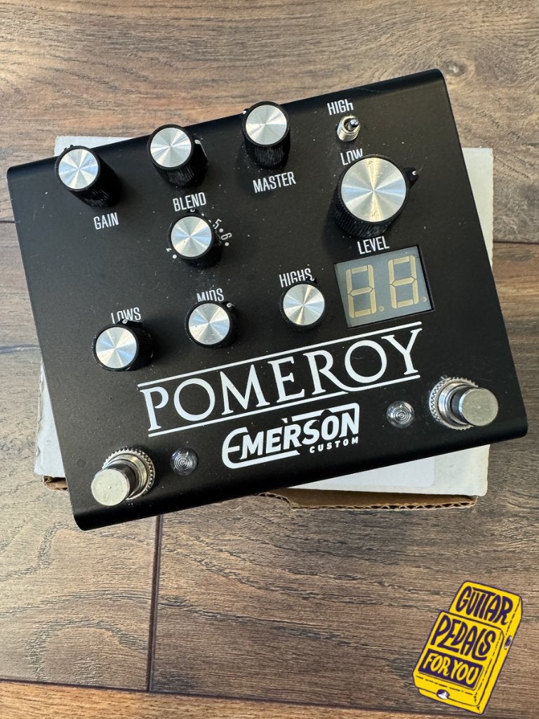 Emerson Pomeroy Boost/Overdrive/Distortion, Ophalen of Verzenden, Gebruikt, Distortion, Overdrive of Fuzz