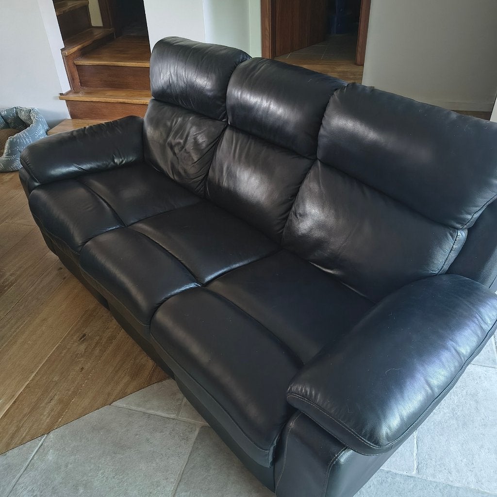 Lederen 2 en 3 zit met relax, Ophalen, Gebruikt, Klassiek, 150 tot 200 cm