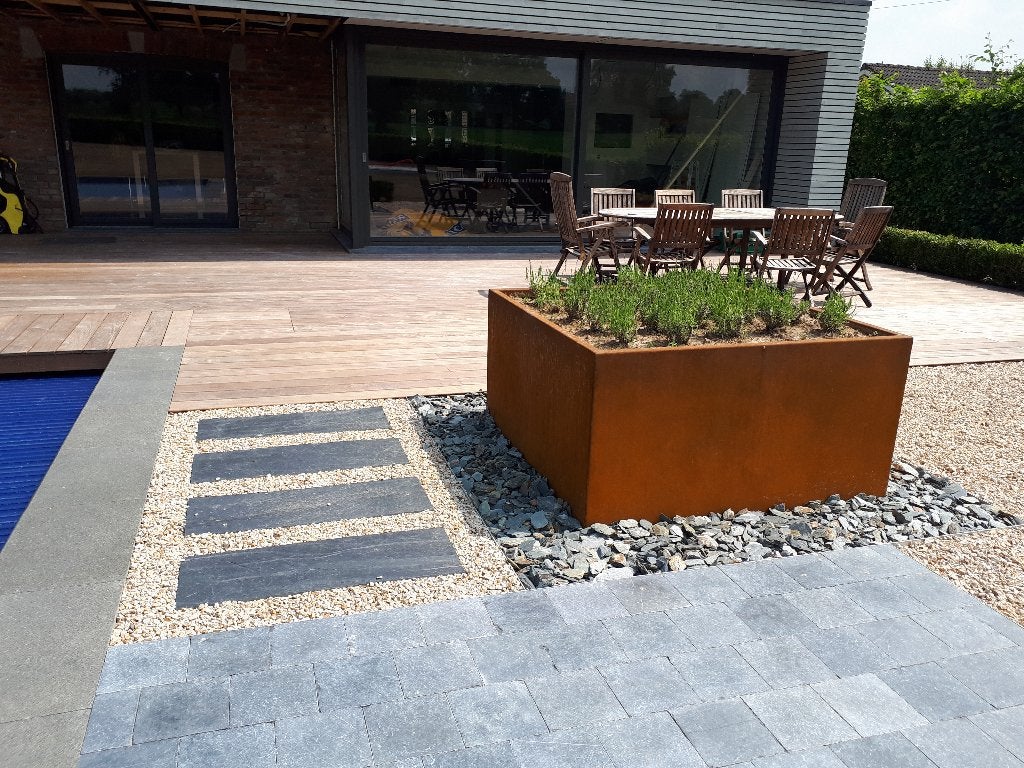 PAVÉS EN PIERRE BLEUE DU VIETNAM – 1er CHOIX, Jardin & Terrasse, Neuf, Autres types, 10 m²² ou plus, Enlèvement