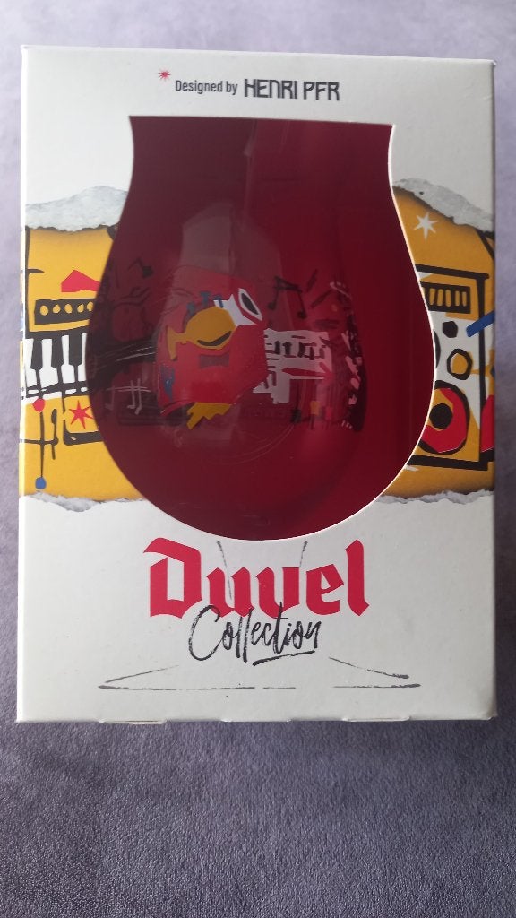 duvel glas collector item Henri PFR, Enlèvement, Neuf, Verre à bière