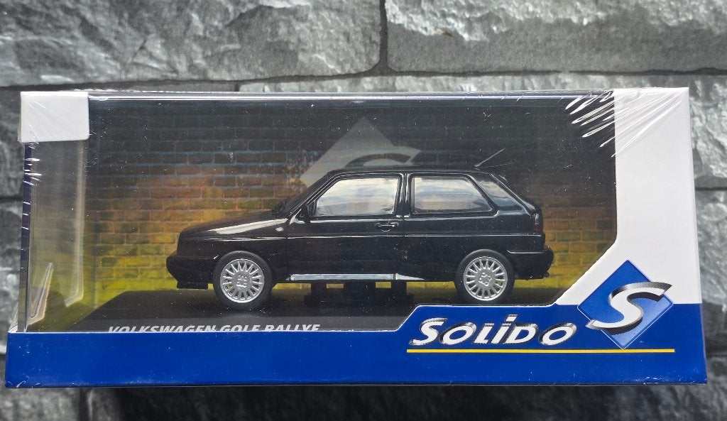 Volkswagen Golf G60 Rally – Black 1/43ème, Enlèvement ou Envoi, Solido, Voiture, Solido