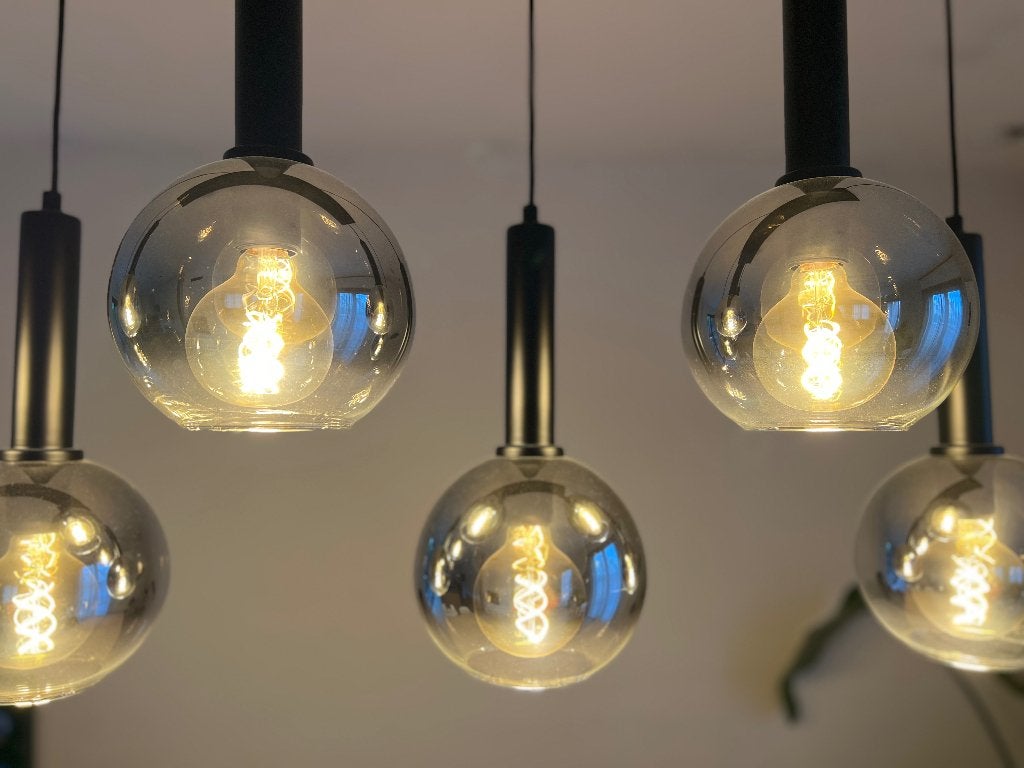 Prachtige hanglamp, Huis en Inrichting, Ophalen, Zo goed als nieuw, Glas, Modern