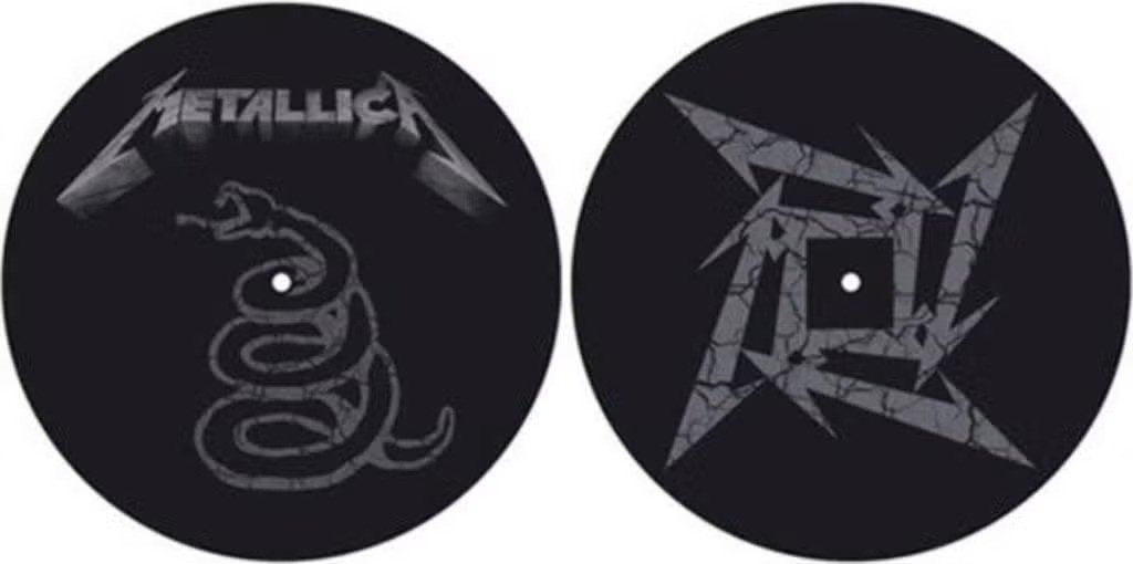Metallica Black Album Platenspeler Slipmat off. merchandise, Ophalen of Verzenden, Nieuw