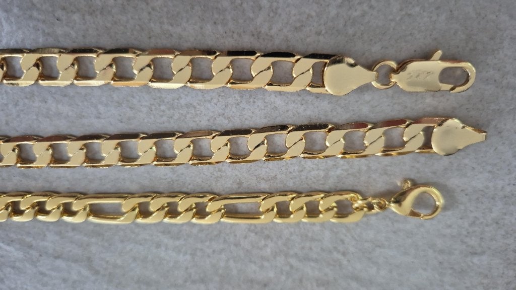 Nieuw gouden kleur Ketting = 48 cm armband =18.см lang, Ophalen, Goud, Overige materialen