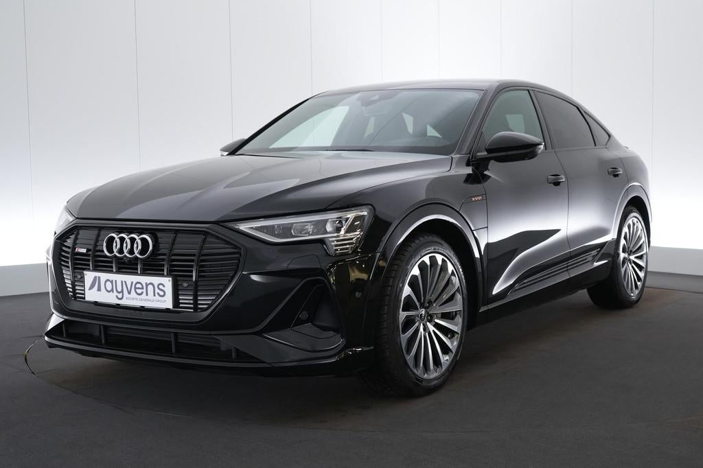 (2BHA397) AUDI E-TRON SPORTBACK, Auto's, Audi, Gebruikt, Parkeersensor, Zwart, Leder