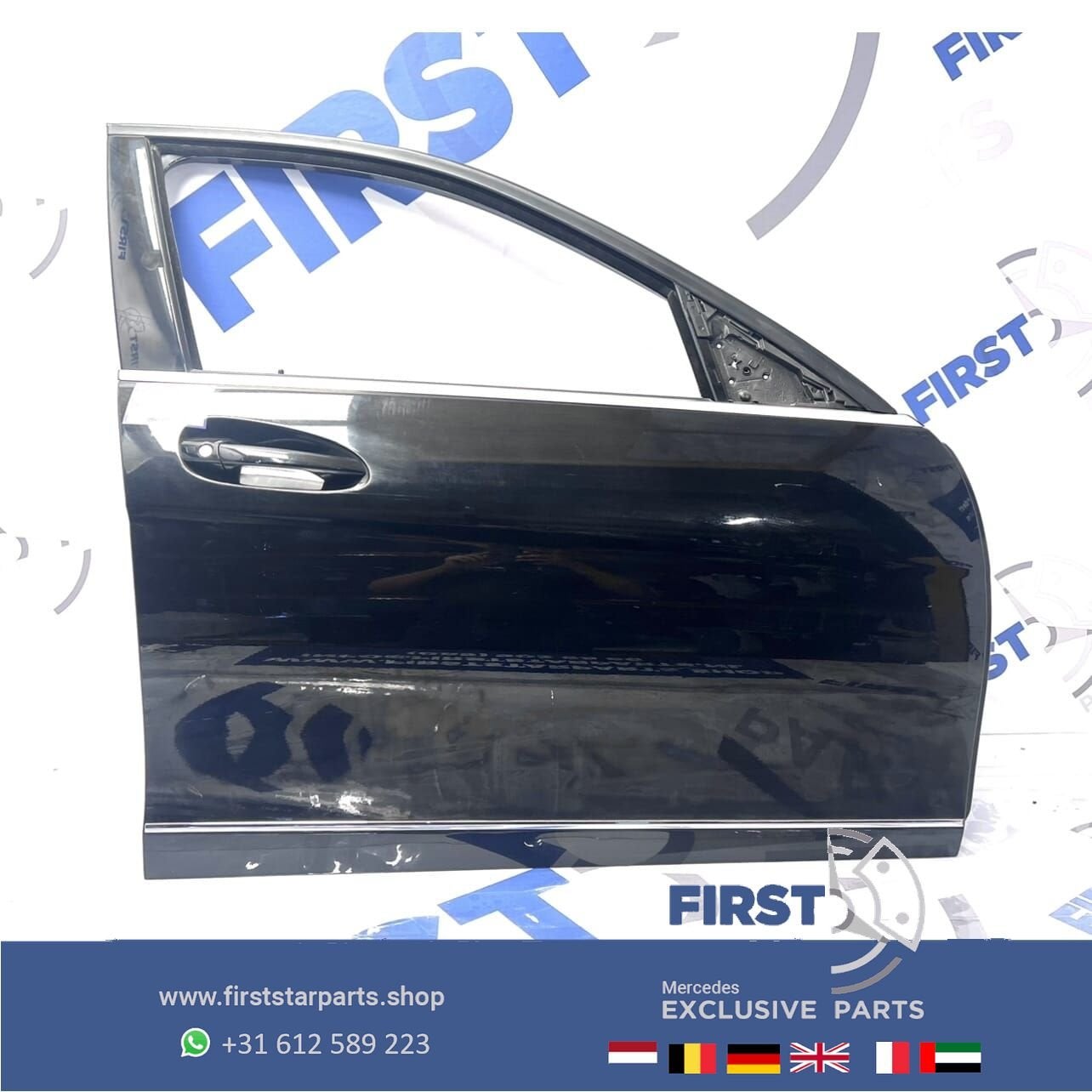 W204 DEUR RECHTS VOOR C63 AMG ZWART COMPLEET C Klasse SEDAN, Auto-onderdelen, Gebruikt, -, Deur, Ophalen of Verzenden