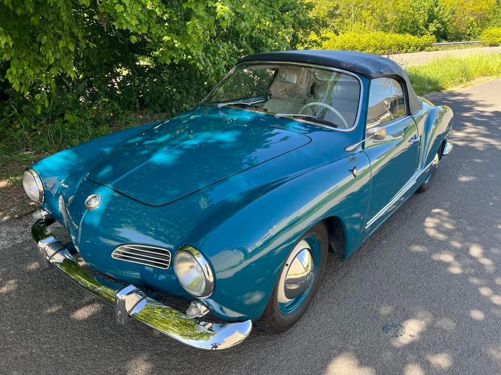 Volkswagen Karmann Ghia Cabriolet 1962, Auto's, 4 zetels, Achterwielaandrijving, Cabriolet, Handgeschakeld