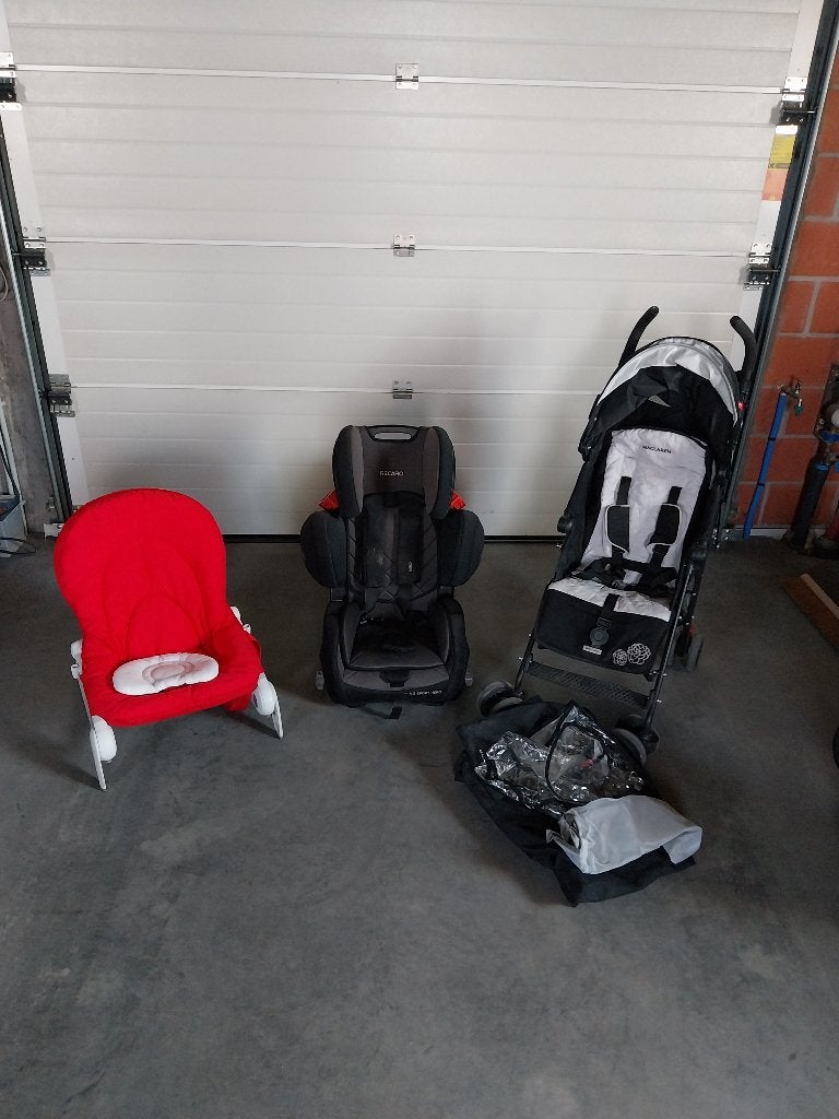 Lot pousette, siège auto et relax., Enfants & Bébés, Enlèvement, Utilisé, Poussette