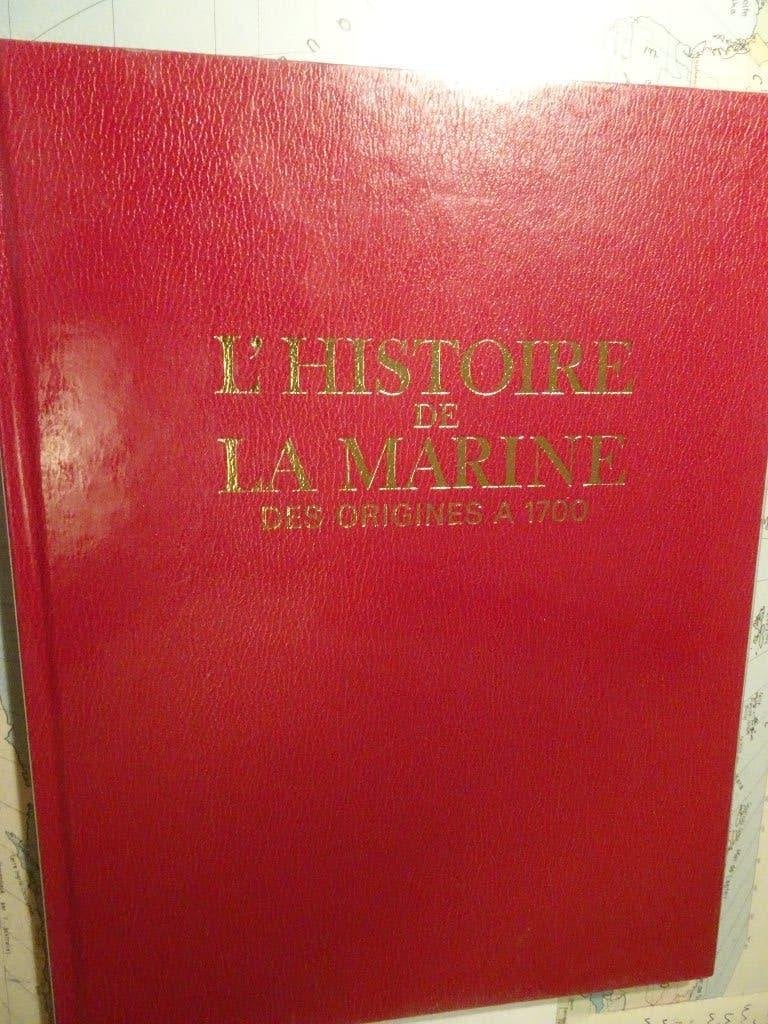 Album Tintin - L'histoire de la marine des origines à 1700, Livres, Enlèvement ou Envoi, Comme neuf, Hergé, Livre d'images