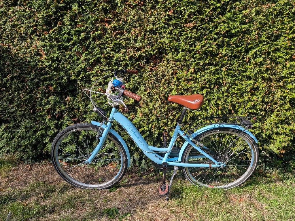 Meisjesfiets 22 inch, Frein à rétropédalage, Utilisé, Frein à main, Enlèvement