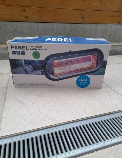 Infrarood terrasverwarmer, Tuin en Terras, Terrasverwarmers, Ophalen, Nieuw, Elektrisch, Wand