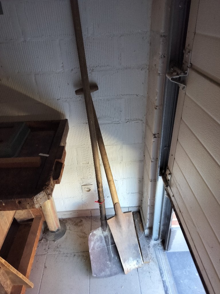 schop  en een smalle spade / boorspade, Ophalen, Gebruikt, Schop