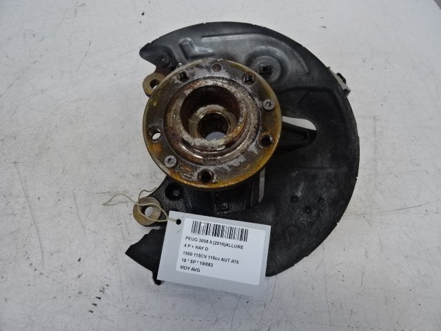 MOYEU DE ROUE AVANT GAUCHE 3008 II (M4 / MC / MJ / MR), Autos : Pièces & Accessoires, Utilisé, Peugeot