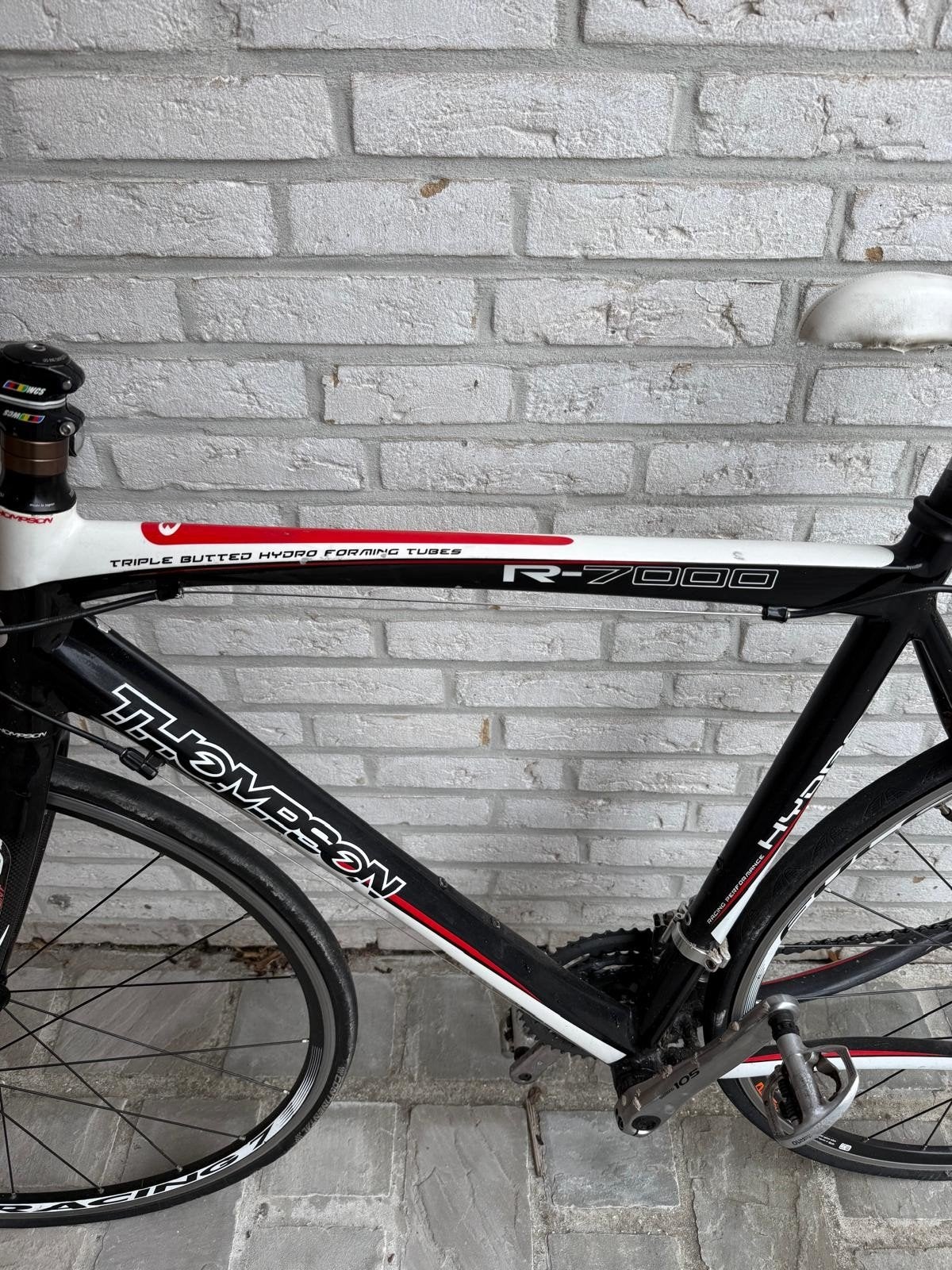 Koersfiets Thompson R-7000, Vélos & Vélomoteurs, Frein sur jante, Aluminium, Enlèvement, Plus de 20 vitesses