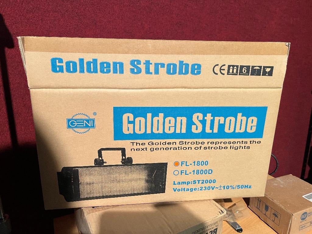 Geni FL1800 stroboscooplampen nieuw in verpakking, Ophalen, Nieuw, Stroboscoopeffect