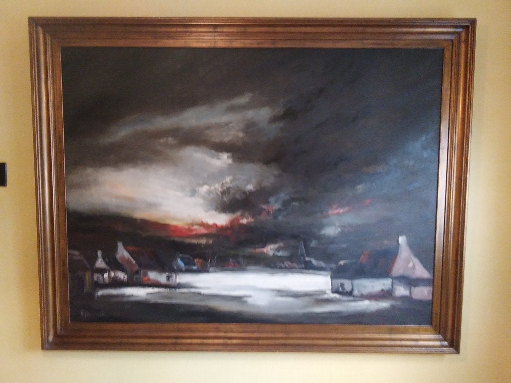 Peinture, Peinture à l'huile, Paysage, Expressionniste, Enlèvement