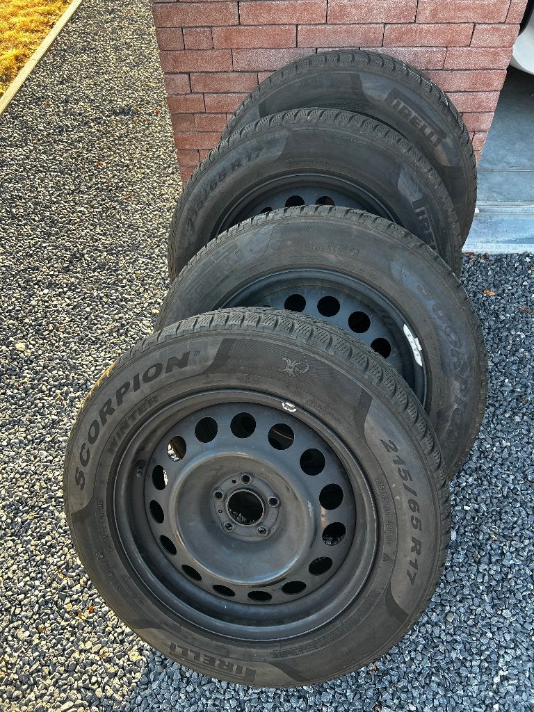 17” Velgen met winterbanden voor Peugeot citroen, Auto-onderdelen, Ophalen, Velg(en), 17 inch, Winterbanden