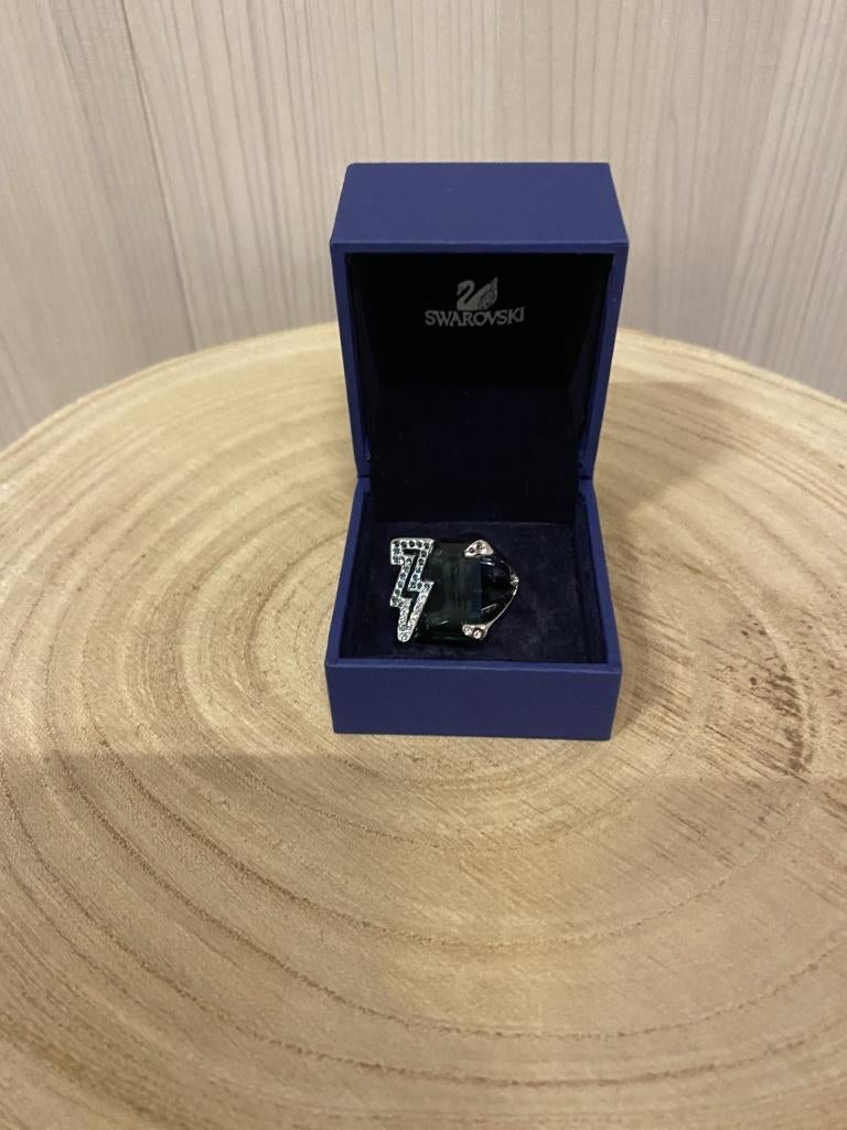 Bague Swarovski - éclair, Bijoux, Sacs & Beauté, Comme neuf, Avec cristal, Femme, Bleu