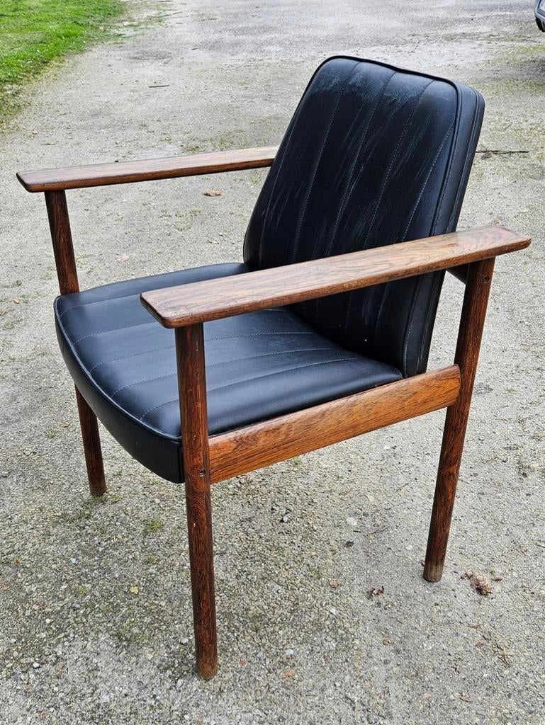 Vintage Dokka Möbler stoel, ontwerp Sven Ivar Dysthe, Enlèvement