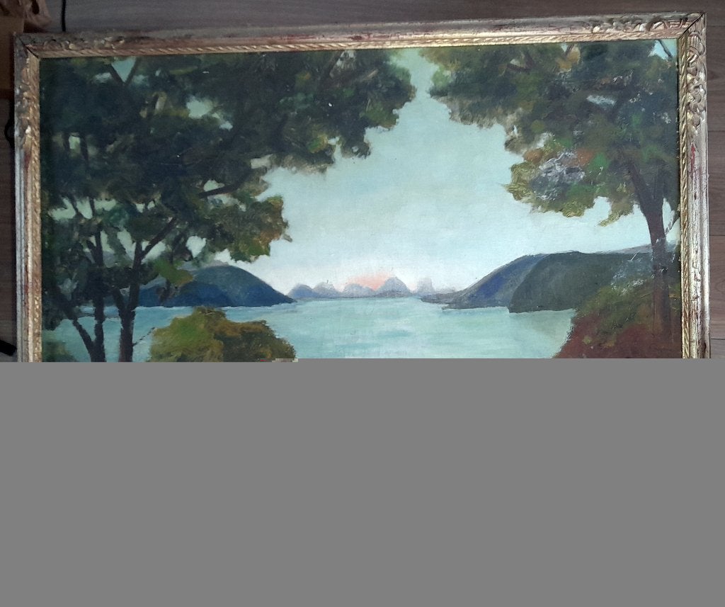 ancien tableau, Antiquités & Art, Enlèvement, Paysage