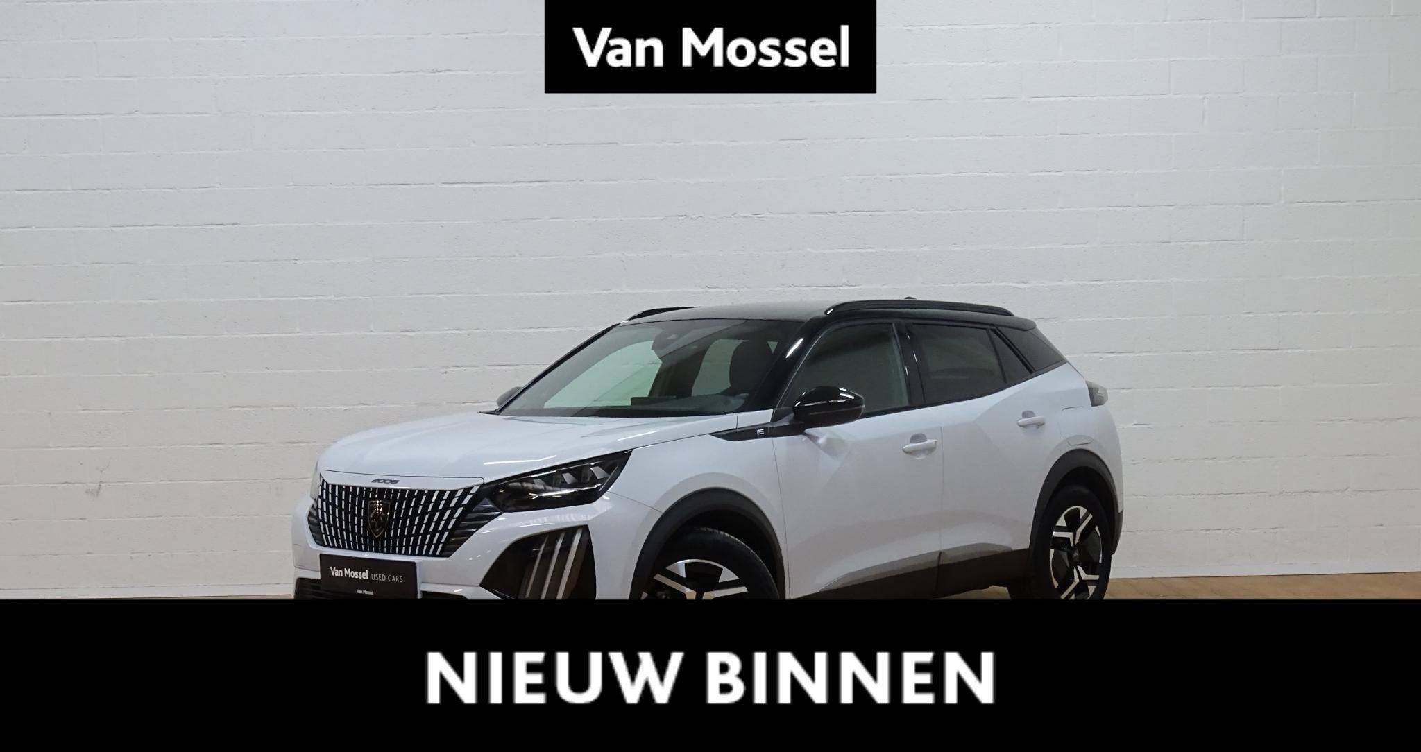 Peugeot 2008 1.2 HYBRID 145 e-DSC6 GT, Stof, Gebruikt, Wit, 5 deurs