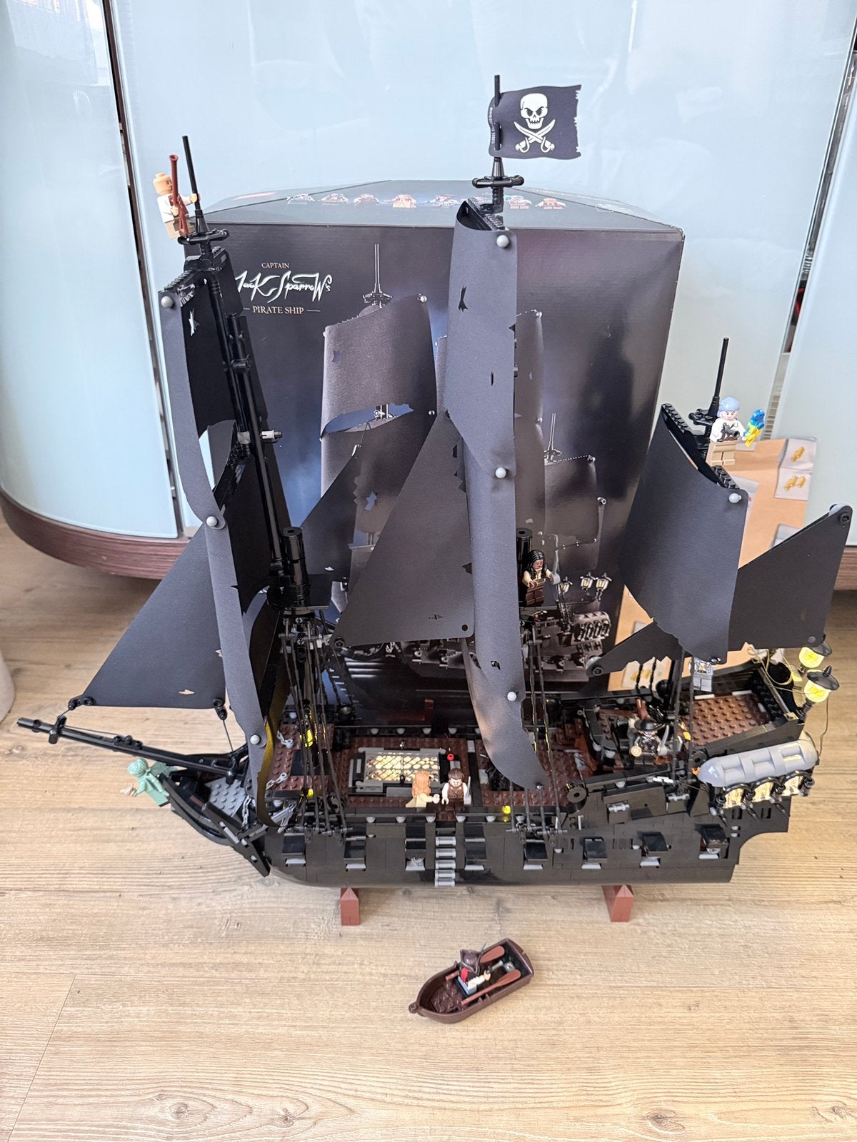 LEGO Pirates of the Caribbean Jack Sparrow 10365 + LED licht, Lego, Ophalen of Verzenden, Zo goed als nieuw, Compleet