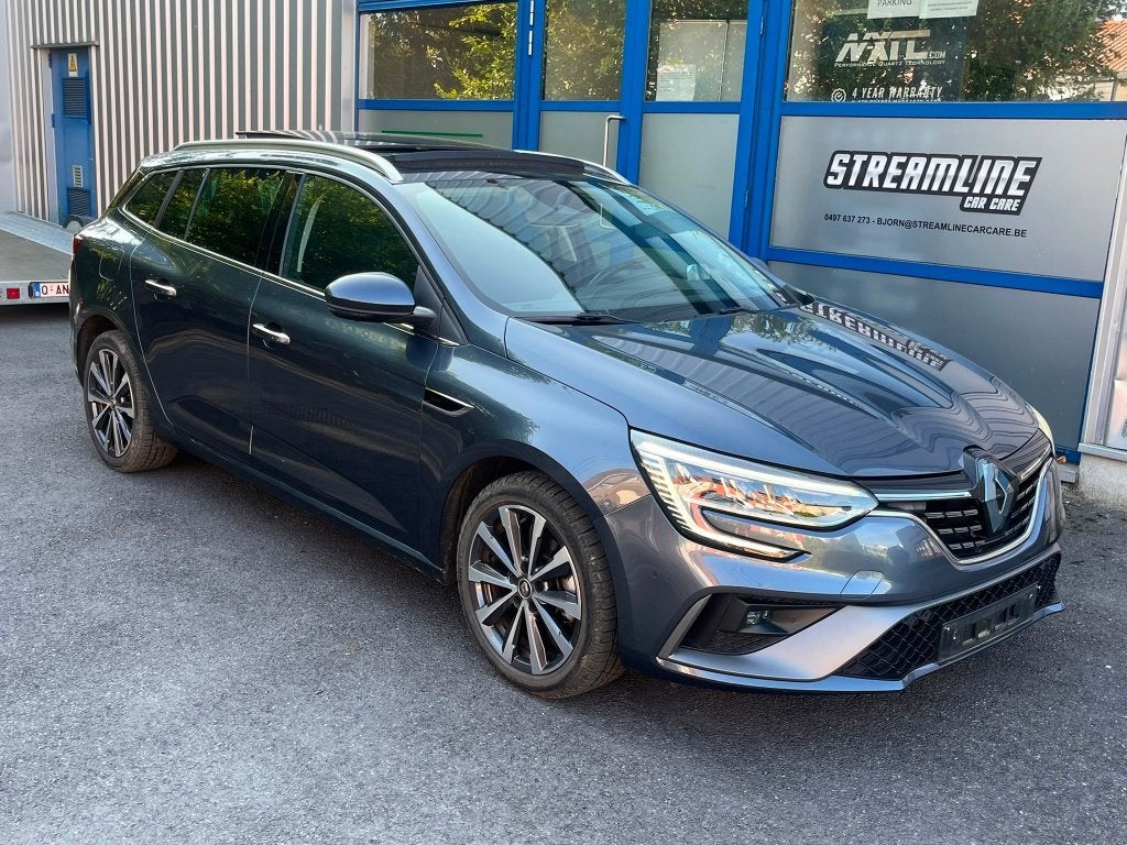 2022 Renault Megane 4 RS Line 1.6 benzine plug-in hybride, Auto's, Renault, 4 cilinders, 1600 cc, Alcantara, 5 deurs