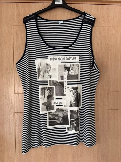 MS Mode top taille L (nr7522), Enlèvement ou Envoi, Comme neuf, MS Mode, Blanc
