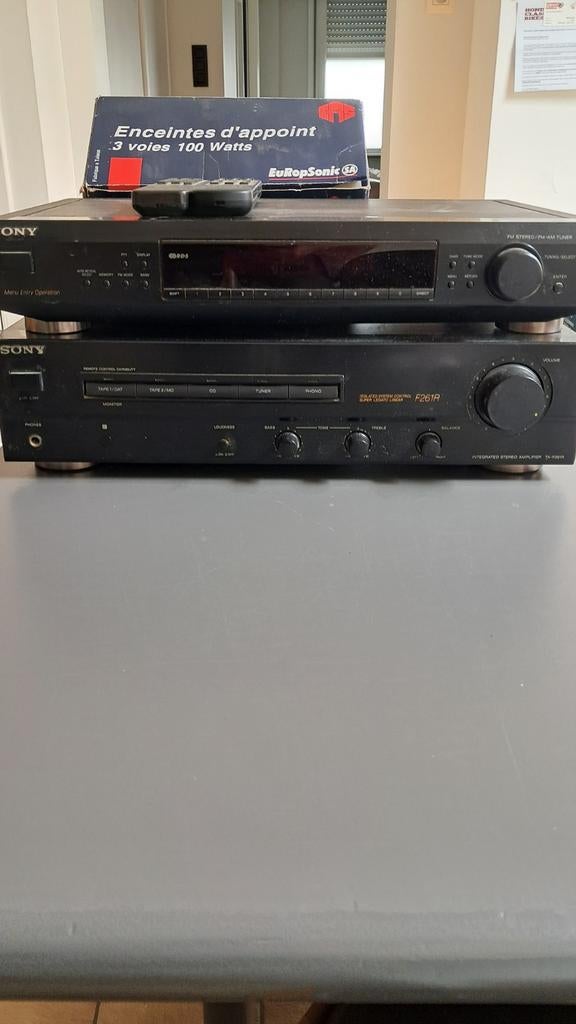 Sony versterker +Tuner +Speakers, Audio, Tv en Foto, Versterkers en Ontvangers, Ophalen, Sony