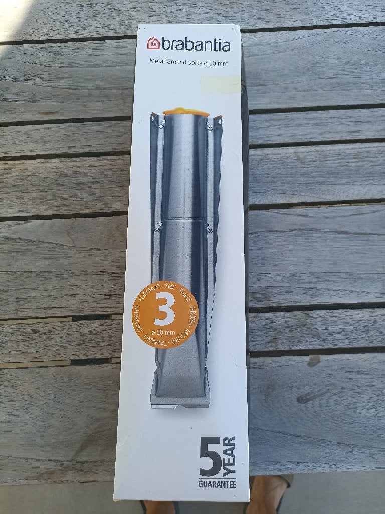 Brabantia Grondanker Ø50 mm voor droogmolen, Ophalen, Nieuw, Droogmolen
