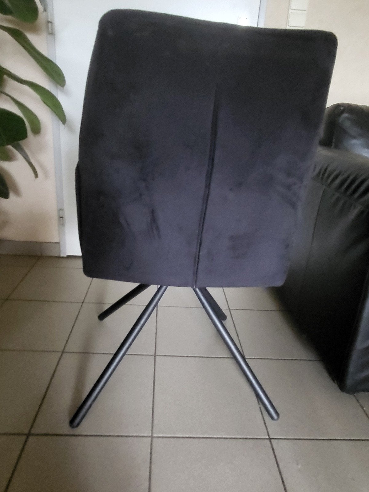 Eetkamerstoelen, Ophalen, Zwart, Stof, Vijf, Zes of meer stoelen