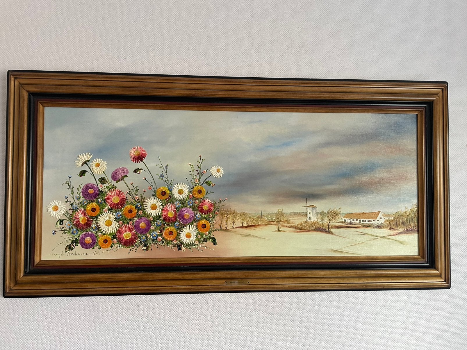 Schilderijen Magda Verschaeve, Antiquités & Art, Art | Peinture | Classique, Enlèvement, Fleurs
