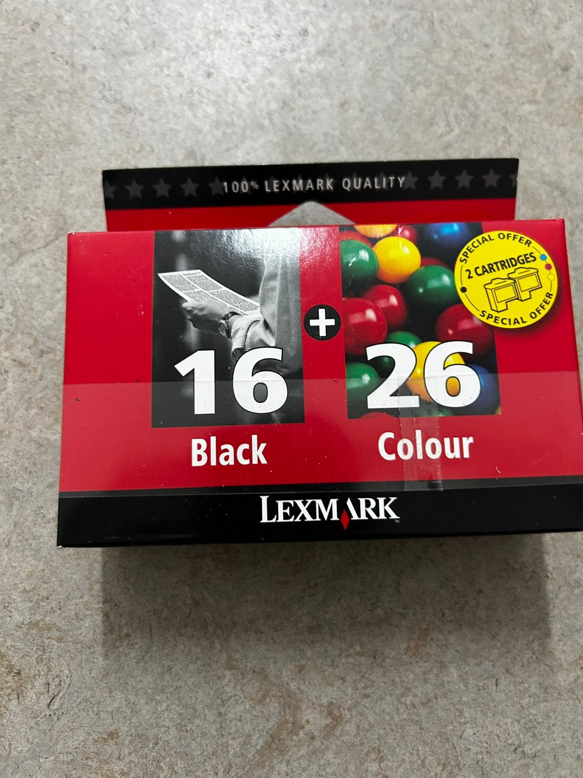 Set nieuwe Lexmark 16 zwarte + 26 kleurencartridges, Ophalen of Verzenden, Nieuw