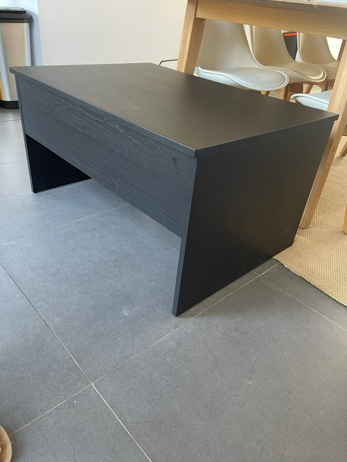 Verstelbare salontafel, Ophalen