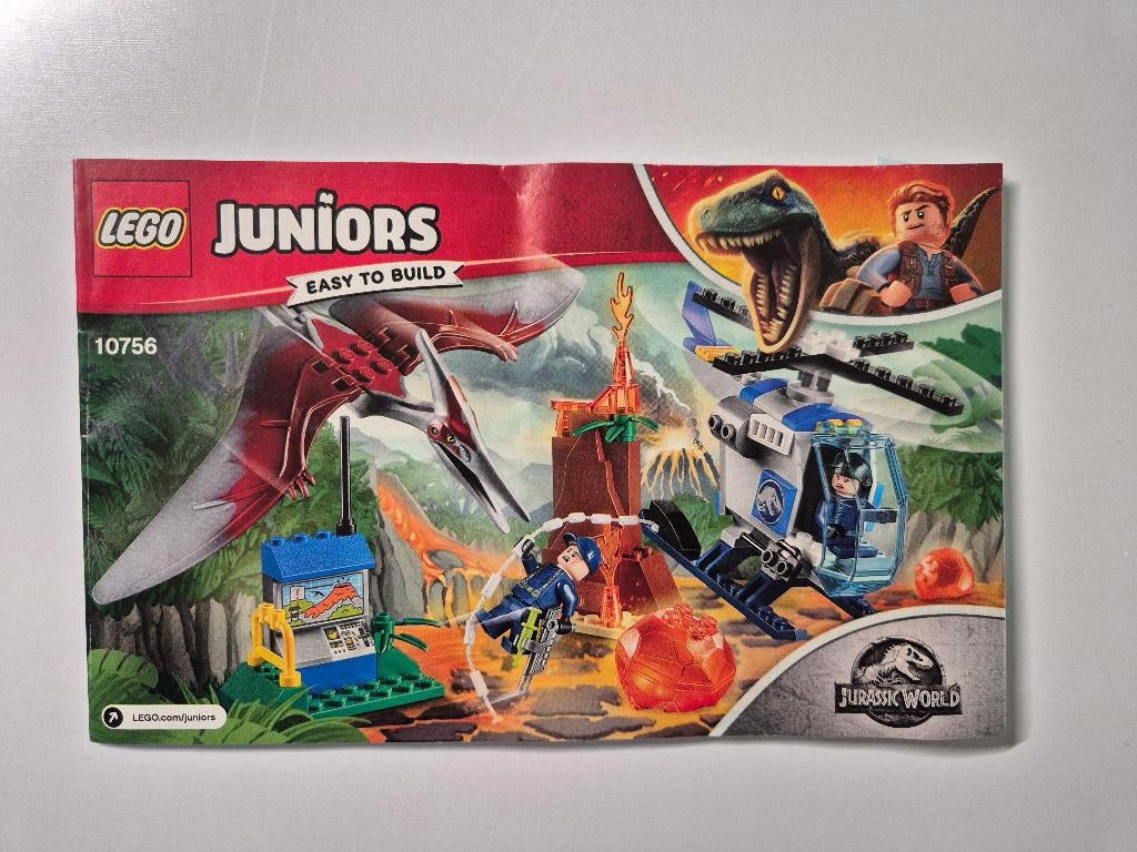 LEGO Juniors 10756 Ontsnappen aan de pteranodon, Ophalen, Overige thema's, Lego, Zo goed als nieuw
