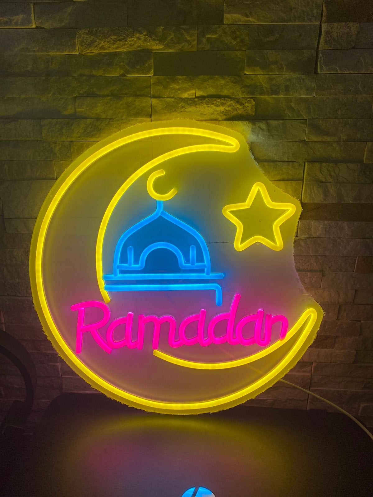 Lampe LED au néon Ramadan - Neuve dans sa boîte, Neuf, Autres culots, LED, Enlèvement ou Envoi