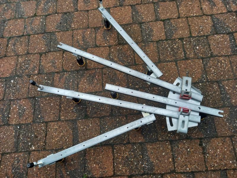 onderstel steunen montageset voor douchebak douchetube, Ophalen, Gebruikt, Overige typen, 50 tot 100 cm