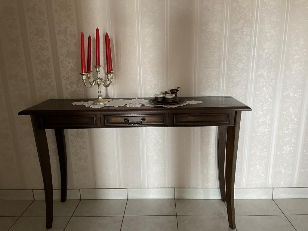 houten wandtafel, Ophalen, Zo goed als nieuw, 25 tot 50 cm, 100 tot 150 cm