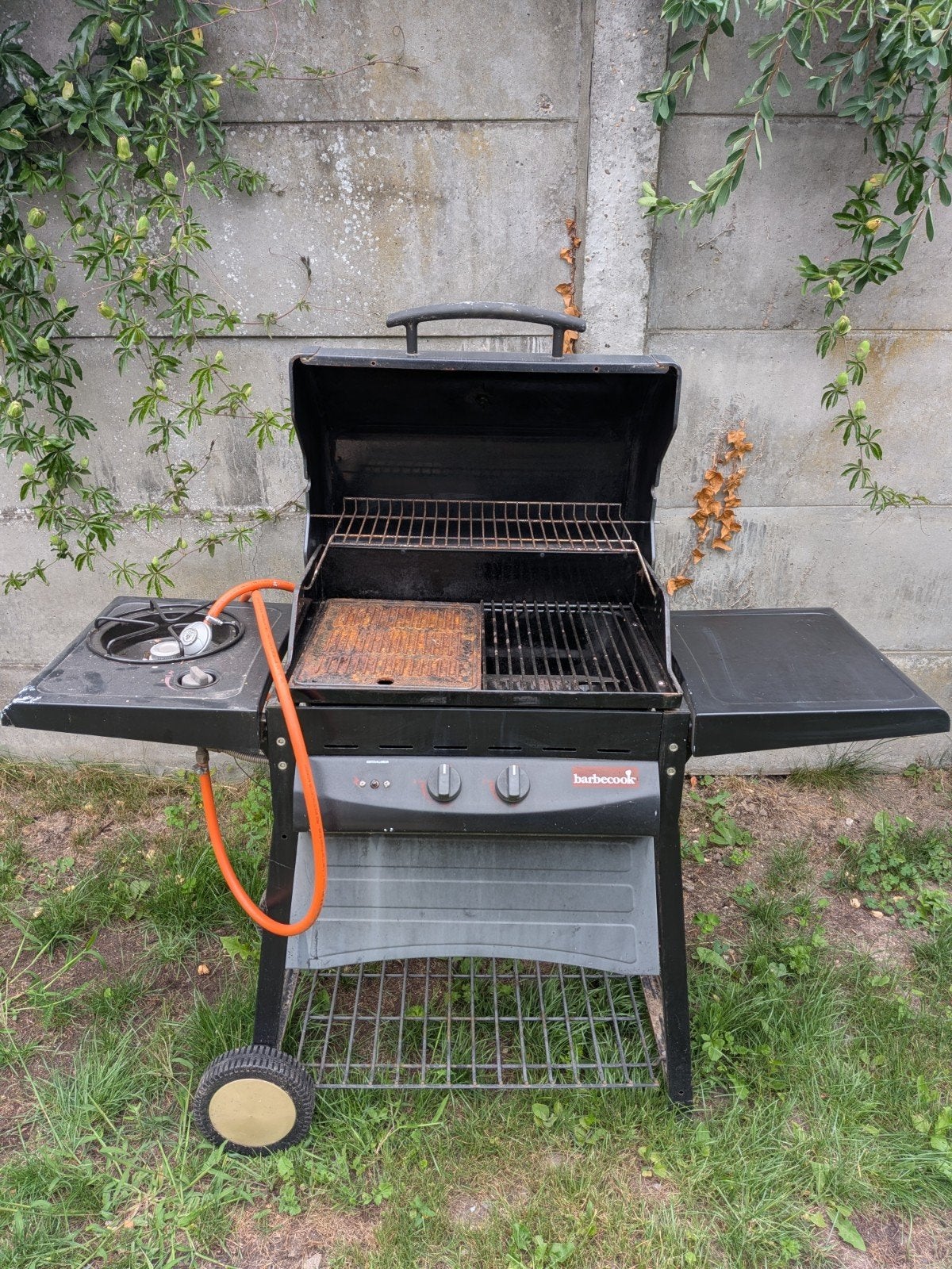 Gas barbecue barbecook, Ophalen