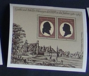 DDR: setje postfrisse blokjes en velletjes (Nr20), Postzegels en Munten, Ophalen of Verzenden, DDR