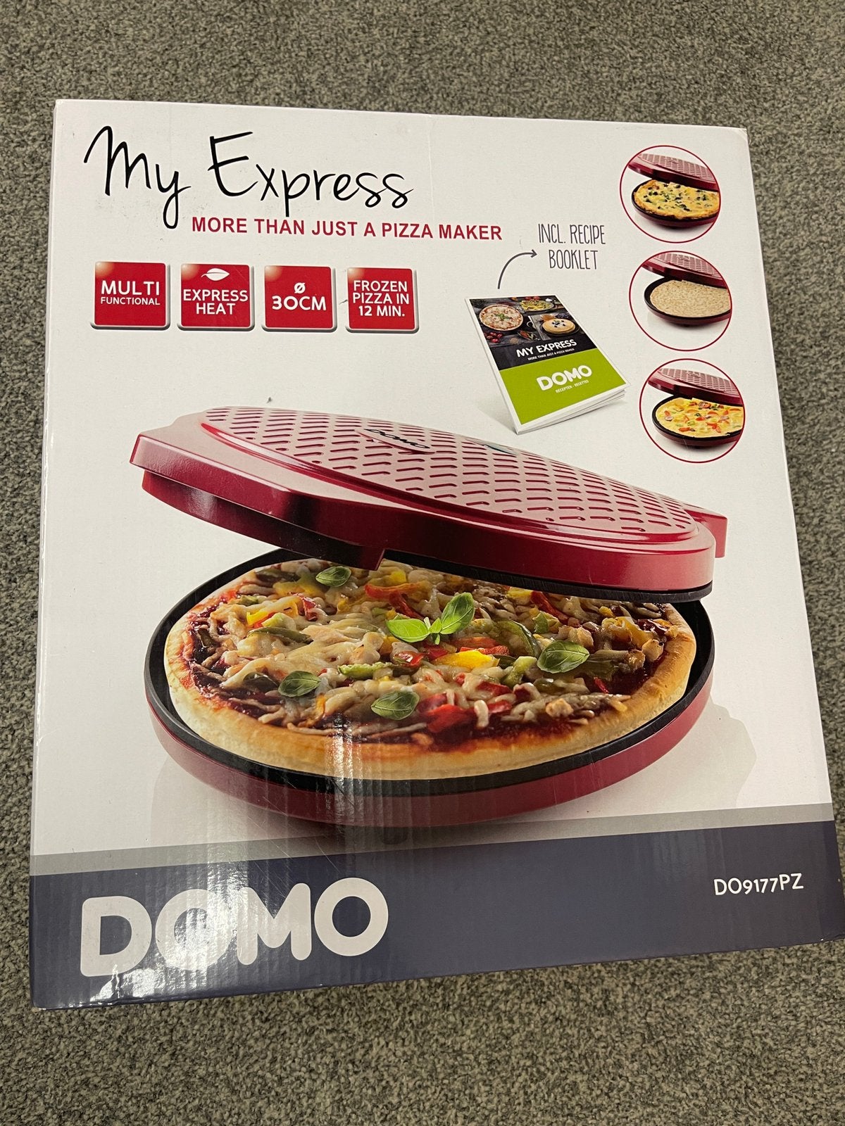 pizza maker, Elektronische apparatuur, Contactgrills, Ophalen, Zo goed als nieuw