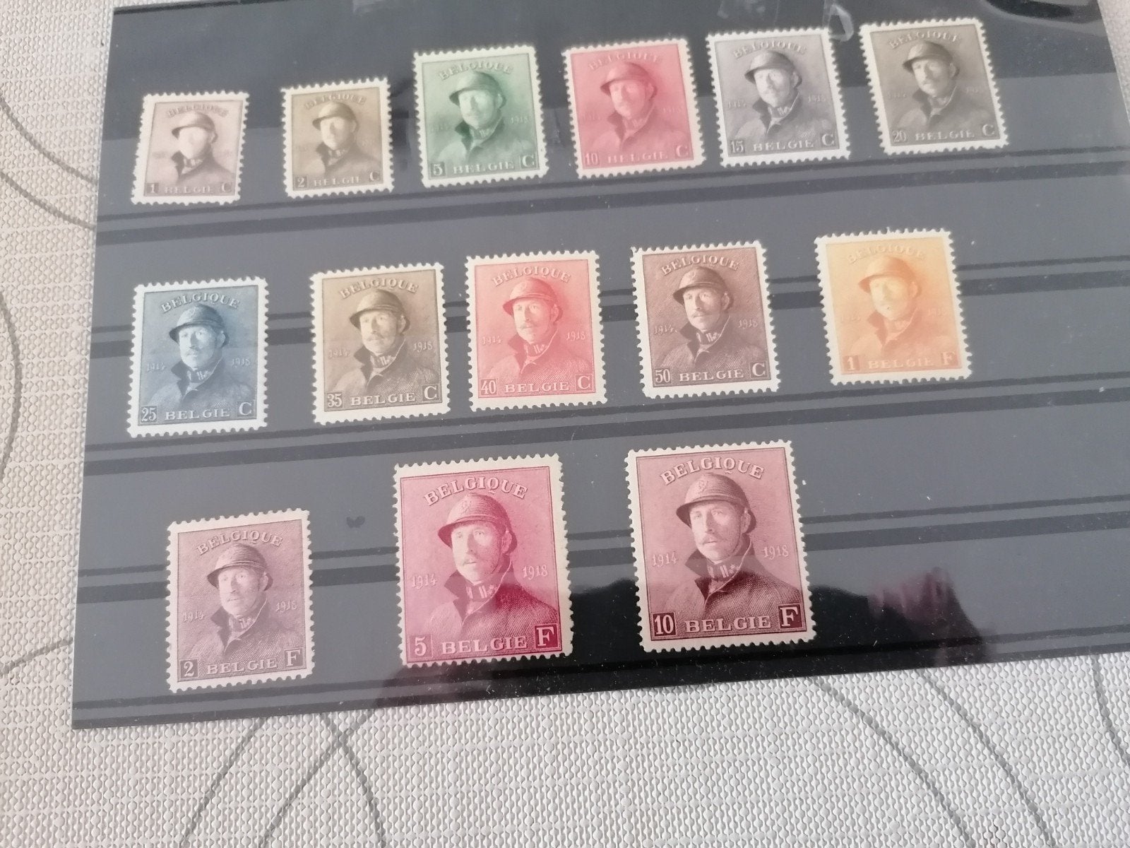 postzegels België reeks Koning Albert, Timbres & Monnaies, Timbres | Albums complets & Collections, Envoi