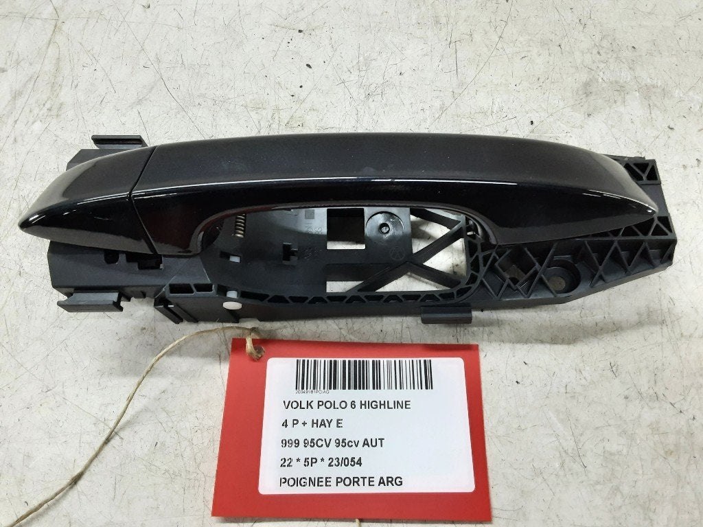 POIGNEE EXTERIEURE ARRIÈRE GAUCHE Volkswagen Polo VI (AW1), Arrière, Volkswagen, Volkswagen AG, Utilisé