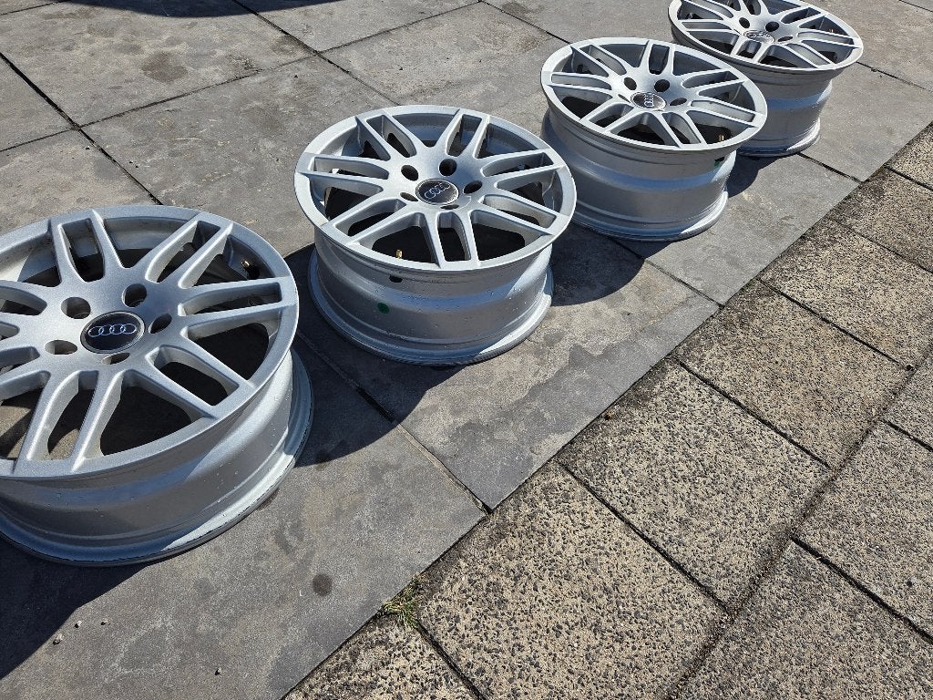 Set 16 inch replica Audi-velgen (meerspaaks desugn), Pneus hiver, 16 pouces, Véhicule de tourisme, 205 mm