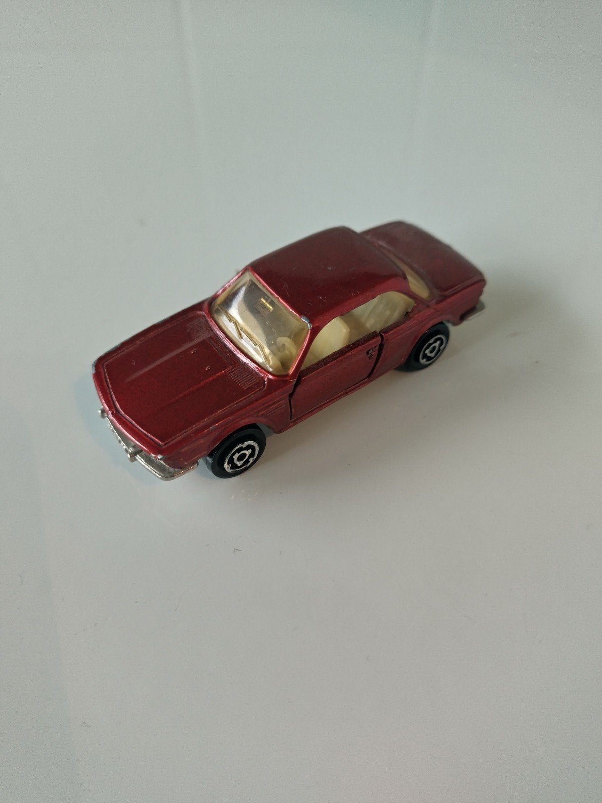 Vintage Majorette BMW 3.0 Csi AFHALING LEES BESCHRIJVING, Enlèvement, Utilisé, Voiture, Majorette