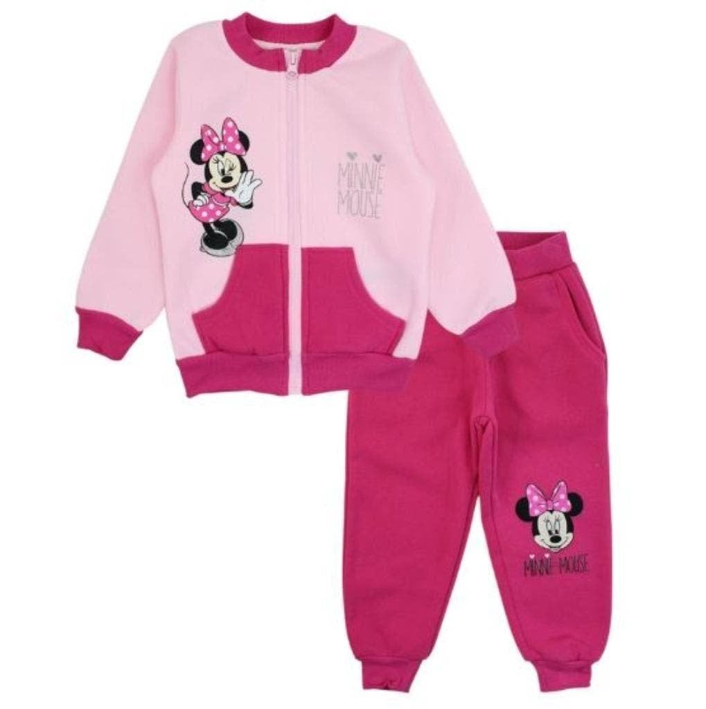 Minnie Mouse Joggingpak - Disney - Maat 128, Meisje, Minnie Mouse, Nieuw, Ophalen of Verzenden