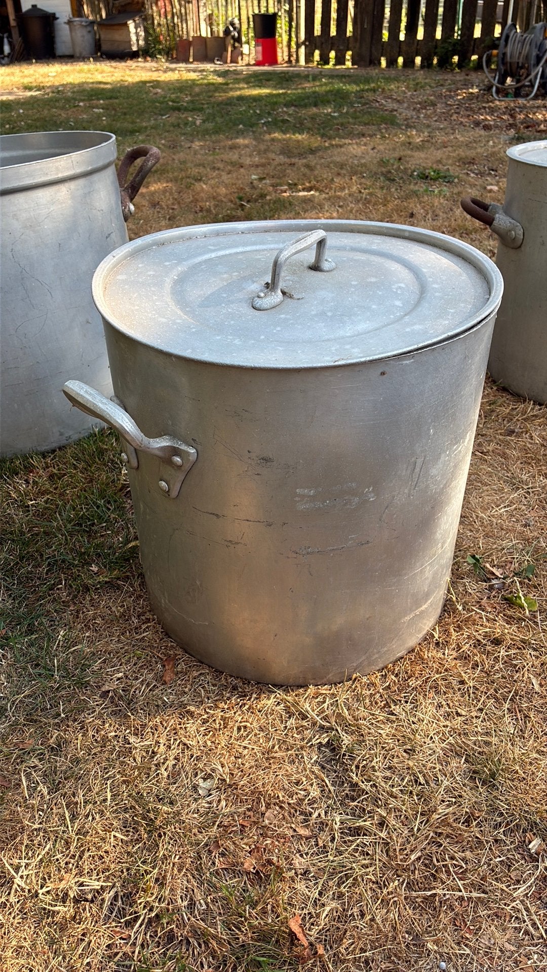Grote kookpot 30 liter- geen koeriersdienst, Huis en Inrichting, Keuken | Potten en Pannen, Ophalen, Gebruikt, Overige typen, Aluminium