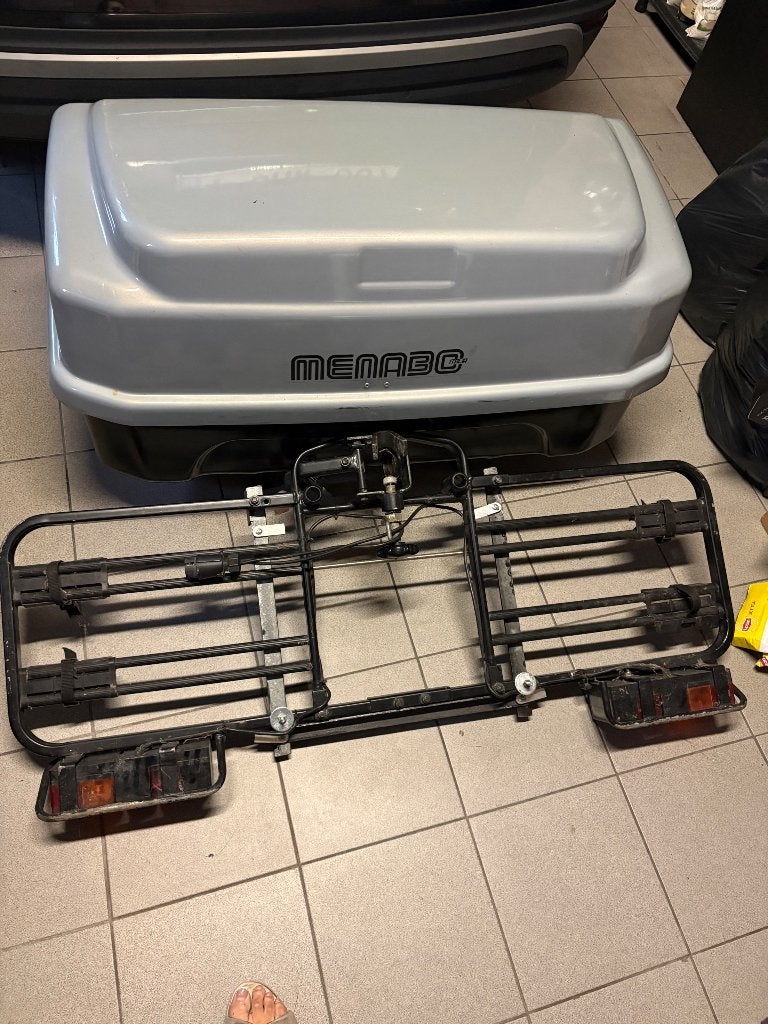 Coffre d’attelage et porte coffre, Auto diversen, Bagagerekken, Ophalen, Gebruikt