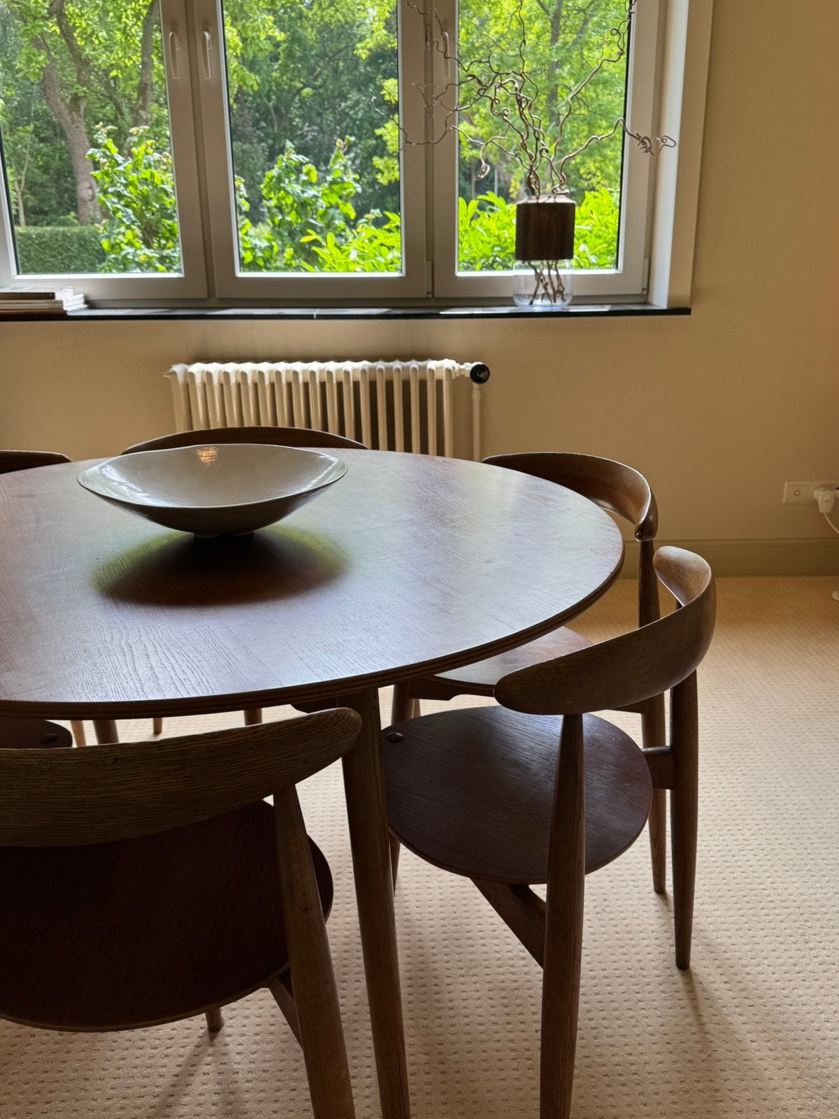The Heart diner set Hans Wegner, Ophalen, Gebruikt, 100 tot 150 cm, Vijf personen of meer