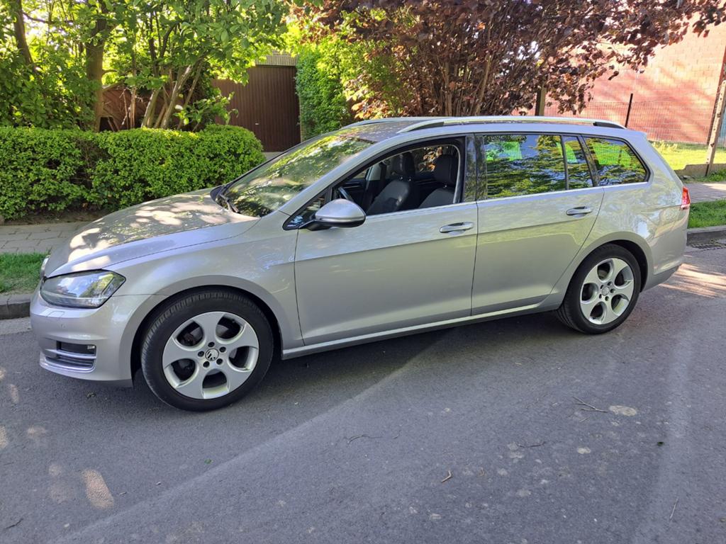 Volkswagen Golf 7 Highline 1.4 Benzine. Euro 6B. Van 2016, Auto's, Volkswagen, Voorwielaandrijving, 4 cilinders, Leder en Stof
